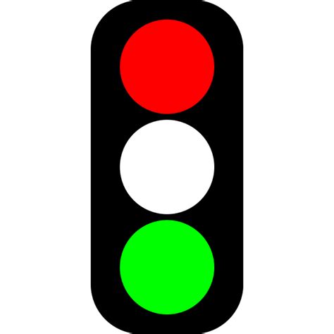 Red And Green Traffic Light Indicator Free Svg