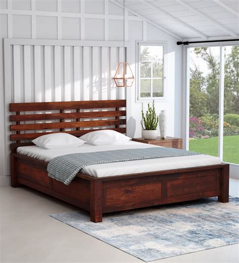 Top Solid Wood King Size Bed