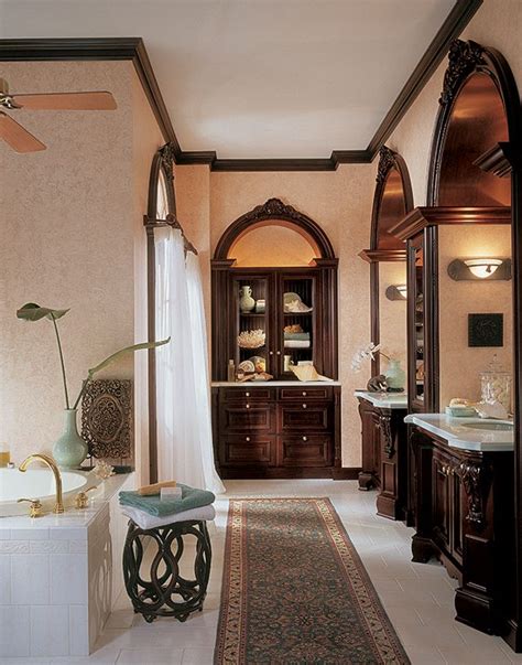 West Indies Cabinets By Design British Colonial Bathroom British