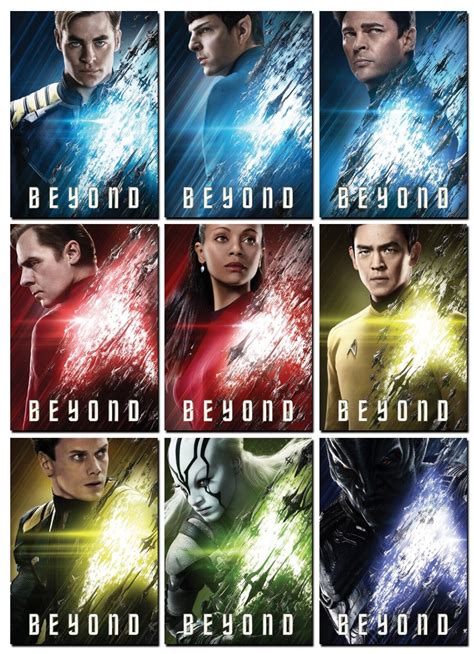 Star Trek Beyond 9 Card Promo Set Kirk Spock Mccoy Scotty Uhura