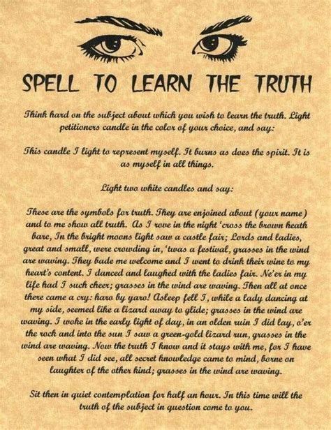 Image Result For Ancient Spells On Witchcraft Curses Truth Spell