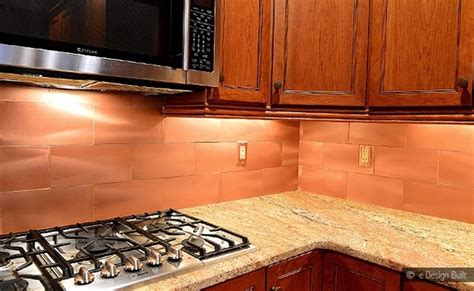 And backsplashcopper ceiling tiles on ebay for kitchens ceiling tiles can even be glued up not just. 10 Copper Backsplash Ideas That Add Glitter And Glam To ...