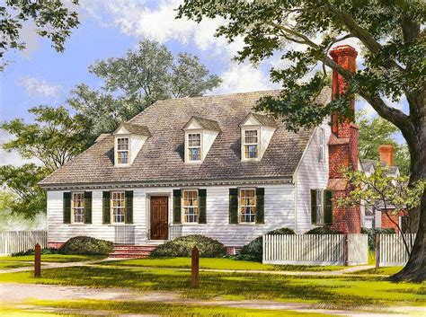 Cape cod design plans from monster house plans continues to be a favorite, bring both attractive and a floor plan that represent the american dream home since the 1700s. Adorable Cape Cod Home Plan - 32508WP | Architectural ...