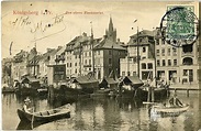 Der obere Fischmarkt, Königsberg, Ost Preußen, 1910 ...