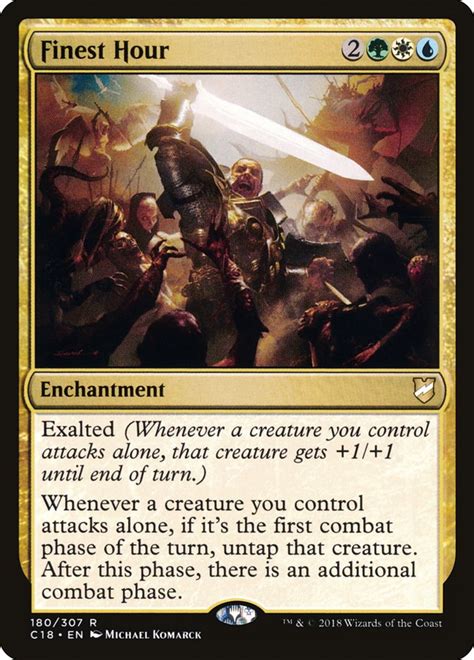 Finest Hour · Commander 2018 C18 180 · Scryfall Magic The Gathering