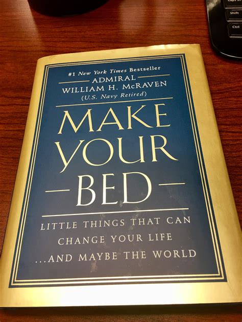 Make Your Bed Book Review Written By William Hmcraven