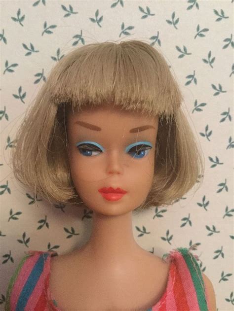 Vintage Long Hair Ash Blonde Silver American Girl Barbie Doll Exc Vintage Hairstyles For Long