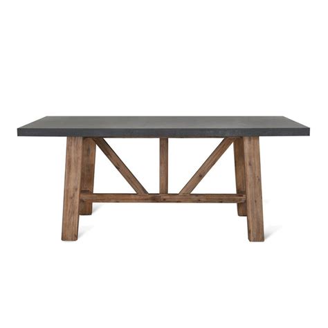 chilson indoor or outdoor dining table with bench set