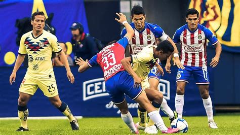 América Vs Chivas Historial De Resultados Del Clásico Nacional De Liga