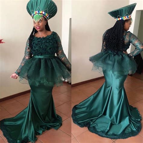 Green Shweshwe Patterns Latest Traditional Designs In 2020 African Fashion Dresses African