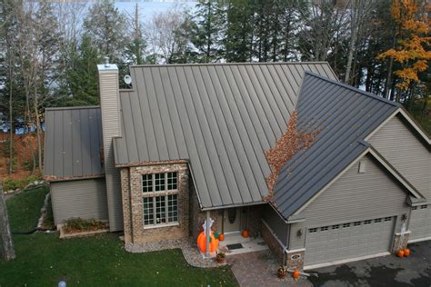Standing Seam Metal Roof In Slate Gray Metal Provided By Coated Metals