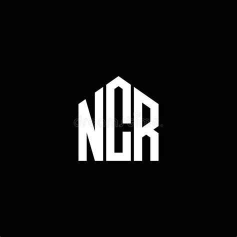 Ncr Letter Logo Design On Black Background Ncr Creative Initials