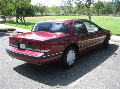 1990 Mercury Cougar Ls Sedan 2 Door 38l 1 0wner 72367 Miles