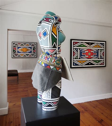 2 Esther Mahlangu Exhibition Cfile Contemporary Ceramic Art Cfile
