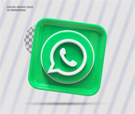 Premium Psd Whatsapp Social Media 3d Render