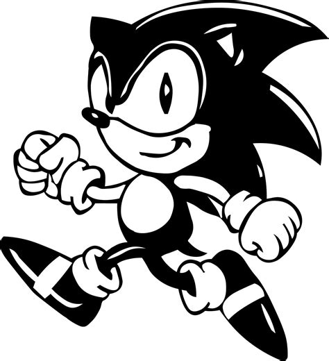 Old School Sonic The Hedgehog Svg Pdf Png Etsy New Zealand