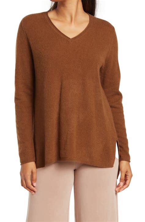 Chocolate Brown Cashmere Sweater Encycloall