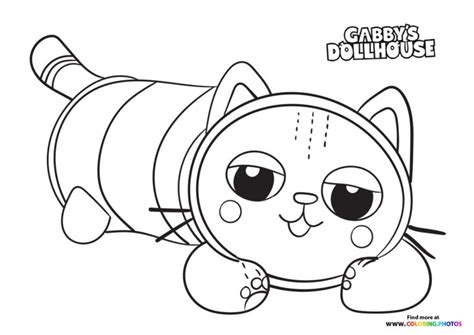 Cakey Cat Gabys Dollhouse Coloring Pages For Kids
