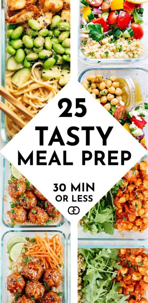 25 Healthy Meal Prep Ideas To Simplify Your Life Gathering Dreams