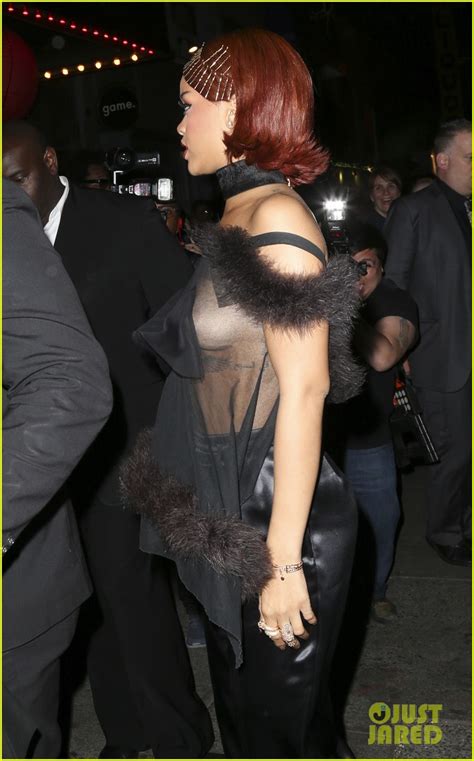 Rihanna Exposes Her Nipples In Completely Sheer Met Gala 2015 After Party Look Photo 3363391