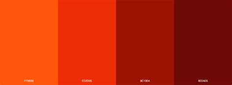 22 Attractive Red Monochromatic Color Palettes Blog