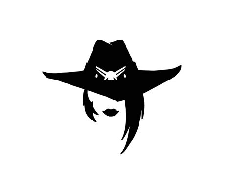 Overwatch Decal Sticker Featuring Ashe Symbol Icon Video Game Etsy
