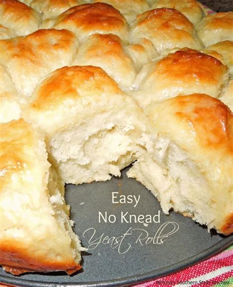 easy no knead yeast rolls yeast rolls recipe bread recipes homemade homemade bread