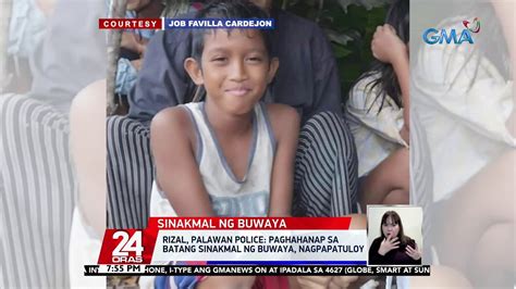 Rizal Palawan Police Paghahanap Sa Batang Sinakmal Ng Buwaya