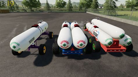 Anhydrous Tank Wagons Pack V 10 Fs19 Mods Farming Simulator 19 Mods