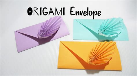 พับซองจดหมายติดใบไม้ 3 Origami Envelope3 Plaubon วิธี พับ ซอง