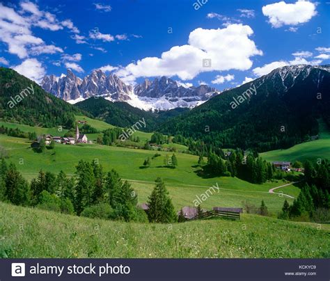 St Magdalena And The Dolomites Val Di Funes Alto Adige Trentino