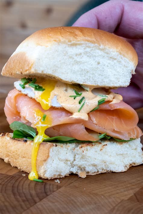 Smoked Salmon Breakfast Sliders The Grill Dads