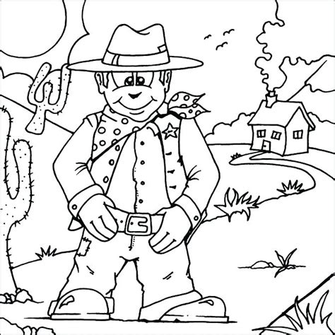Wild West Coloring Pages At Getdrawings Free Download