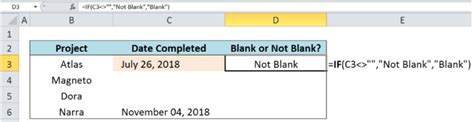 Excel Formula If Cell Is Not Blank Excelcht