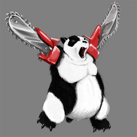 Fan Art Chainsaw Panda By Chillier17 On Deviantart