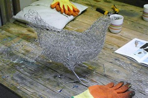 Chicken Wire Sculpture Chicken Wire Art Chicken Wire Sculpture