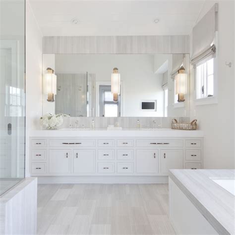 Gibson Beach Tamara Magel Light Grey Bathrooms Modern White