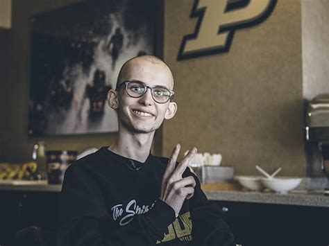 Boilerupload Purdue Icon And Cancer Research Advocate Tyler Trent