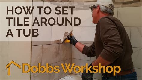 Waterproof bathtub walls with redgard (easy as painting walls). How to Set Tile Around a Tub - Bathroom Remodel - YouTube