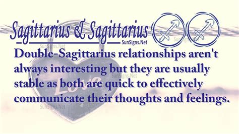 Sagittarius Sagittarius Love Compatibility Sunsignsnet