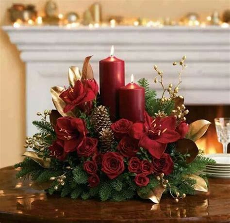 252 best Christmas Centerpieces images on Pinterest  Christmas crafts
