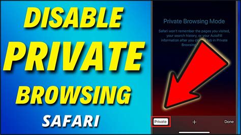 How To Disable Private Browsing On Iphone Turn Off Private Browsing