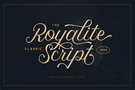 Royalite Script Font Free - Dafont Free