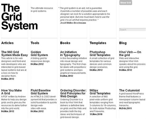 What Is Grid System Grid System Resources Best Wordpress Themes For