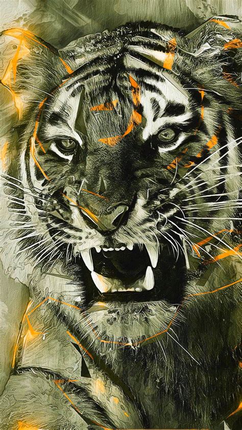 Share 59 Angry Tiger Wallpaper Best In Cdgdbentre