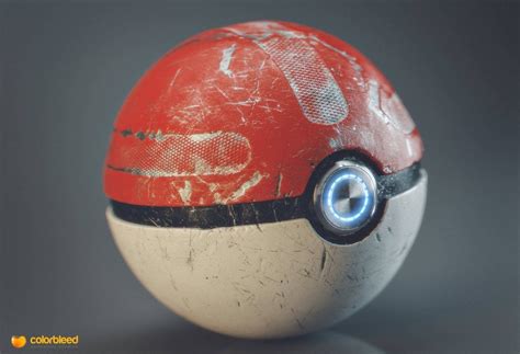 Brilliant Render Of A Pokéball By Tom Hankins Pokemon