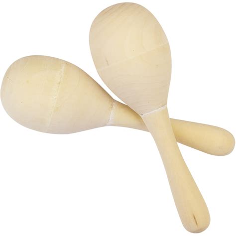 Wooden Maracas Pack Of 4 3d Wooden Shapes Cleverpatch Art