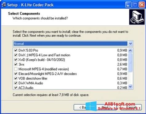 An update pack is available. Download K-Lite Mega Codec Pack for Windows 8.1 (32/64 bit ...