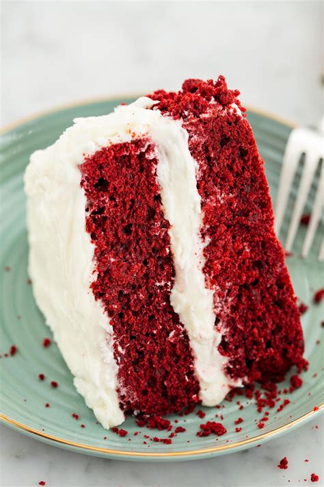The homemade cream cheese frosting we made to go with this cake takes just a few minutes to put together and is literally the icing on the cake. Red Velvet Cake | Recipe in 2020 | Red velvet cake recipe, Cake, Red velvet cake