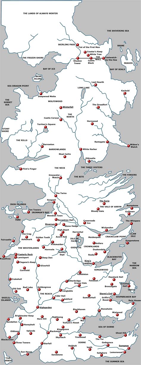 Cities And Towns Of Westeros Westeros Castle Westeros Gameofthrones